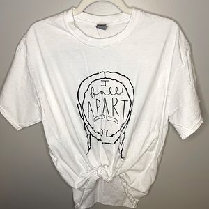 “I Fall Apart” Printed Tied T-shirt 🖤